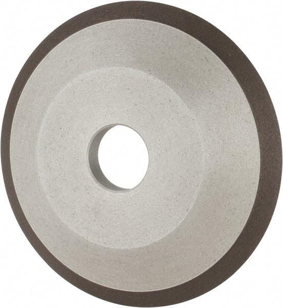 Made in USA - 6" Diam, 1-1/4" Hole Size, 3/4" Overall Thickness, 150 Grit, Type 12 Tool & Cutter Grinding Wheel - Very Fine Grade, Diamond - Apex Tool & Supply