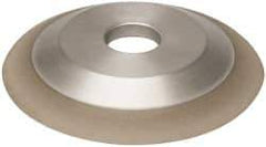 Made in USA - 6" Diam, 1-1/4" Hole Size, 3/4" Overall Thickness, 100 Grit, Type 12 Tool & Cutter Grinding Wheel - Fine Grade, Diamond - Apex Tool & Supply