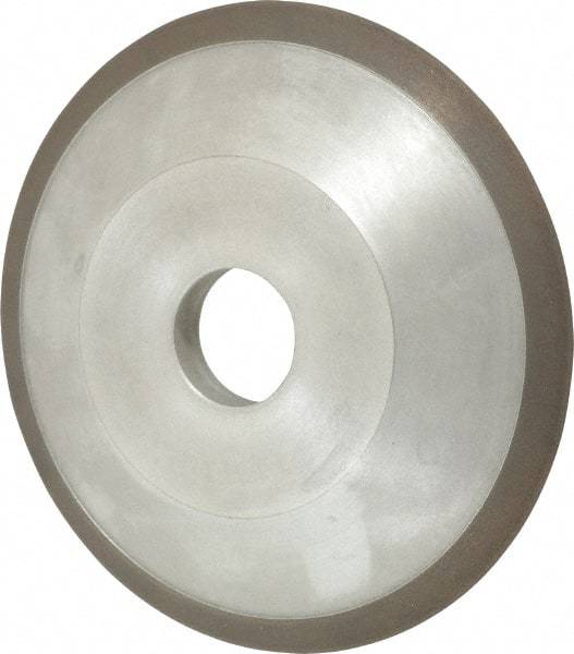 Made in USA - 6" Diam, 1-1/4" Hole Size, 3/4" Overall Thickness, 150 Grit, Type 12 Tool & Cutter Grinding Wheel - Very Fine Grade, Diamond - Apex Tool & Supply