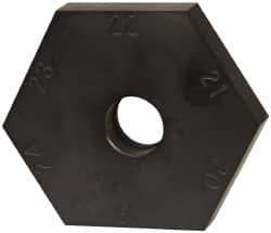 Mitee-Bite - 18 to 24mm Hex, 1/2-13 Stud Thread, Irregular Hex Clamp - 0.394" Hex Height, 4,000 Lb Holding Force, 1" Thread Length, 65 Ft/Lb Torque - Apex Tool & Supply