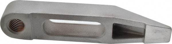 Mitee-Bite - 5/8-11 Stud, Stainless Steel, Plain Strap Clamp - 1-1/2" Travel, 6" OAL x 1.2" Wide x 0.8594" High, Tapered Nose - Apex Tool & Supply
