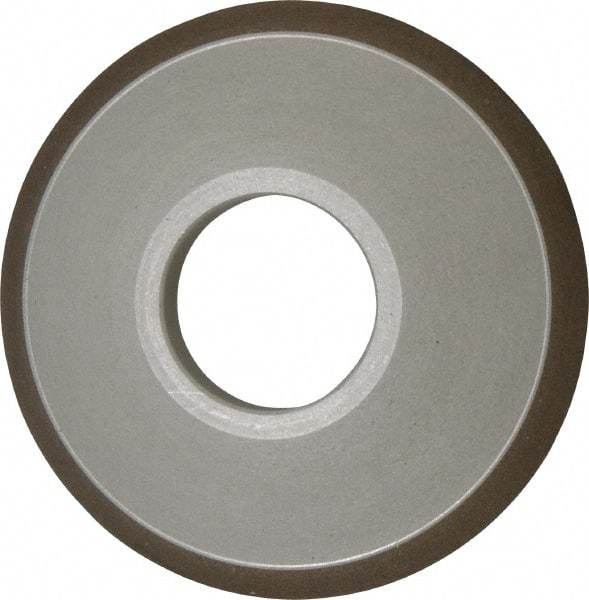Made in USA - 3-1/2" Diam, 1-1/4" Hole Size, 3/4" Overall Thickness, 150 Grit, Type 15 Tool & Cutter Grinding Wheel - Very Fine Grade, Diamond - Apex Tool & Supply