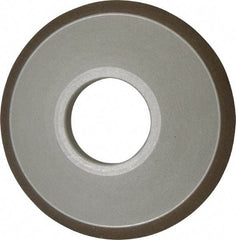 Made in USA - 3-1/2" Diam, 1-1/4" Hole Size, 3/4" Overall Thickness, 150 Grit, Type 15 Tool & Cutter Grinding Wheel - Very Fine Grade, Diamond - Apex Tool & Supply