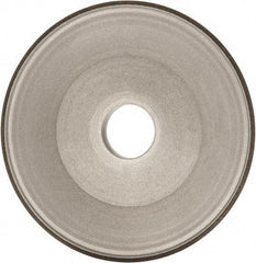 Made in USA - 6" Diam, 1-1/4" Hole Size, 3/4" Overall Thickness, 100 Grit, Type 15 Tool & Cutter Grinding Wheel - Fine Grade, Diamond - Apex Tool & Supply