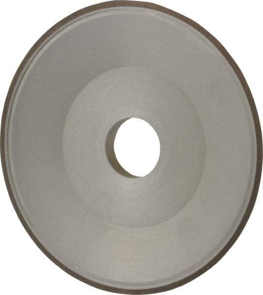 Made in USA - 6" Diam, 1-1/4" Hole Size, 3/4" Overall Thickness, 100 Grit, Type 15 Tool & Cutter Grinding Wheel - Fine Grade, Diamond - Apex Tool & Supply