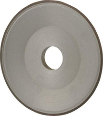 Made in USA - 6" Diam, 1-1/4" Hole Size, 3/4" Overall Thickness, 100 Grit, Type 15 Tool & Cutter Grinding Wheel - Fine Grade, Diamond - Apex Tool & Supply