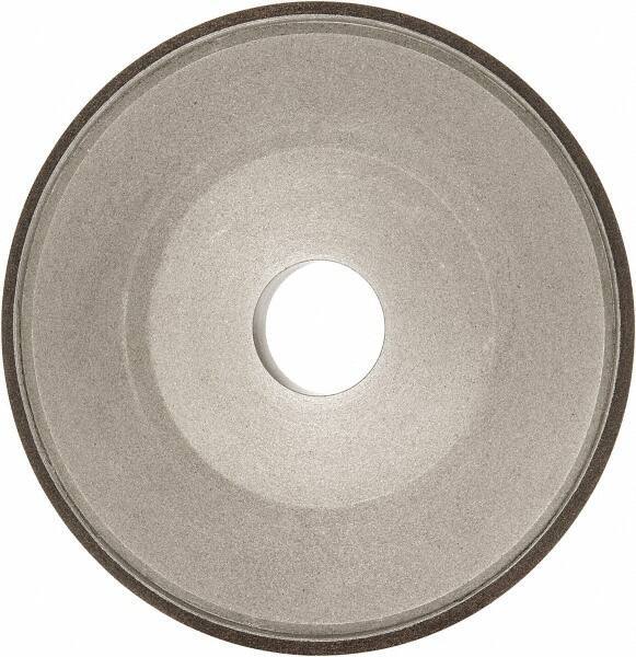Made in USA - 6" Diam, 1-1/4" Hole Size, 3/4" Overall Thickness, 150 Grit, Type 15 Tool & Cutter Grinding Wheel - Very Fine Grade, Diamond - Apex Tool & Supply