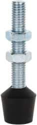 De-Sta-Co - 1/2-13 Carbon Steel Cap Tip Clamp Spindle Assembly - 69.34mm Thread Length, 98.3mm OAL, Flat Tip Cap, 1.18" Tip Surface Diam, Use with Toggle Clamps - Apex Tool & Supply