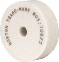 Norton - 3" Diam Truing Tool Replacement Wheel - 1" Thick x 1/2" Hole, For Truing Diamond & CBN Wheels - Apex Tool & Supply