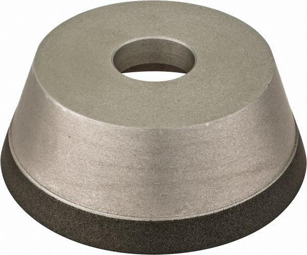 Made in USA - 5" Diam, 1-1/4" Hole Size, 1-3/4" Overall Thickness, 150 Grit, Type 11 Tool & Cutter Grinding Wheel - Very Fine Grade, CBN - Apex Tool & Supply