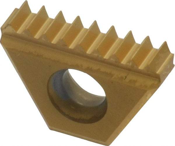 Kennametal - 16 TPI, Internal Thread, UN Standard, STN KC610M Grade Thread Mill Insert - Carbide, TiN/TiCN/TiN Coating - Apex Tool & Supply