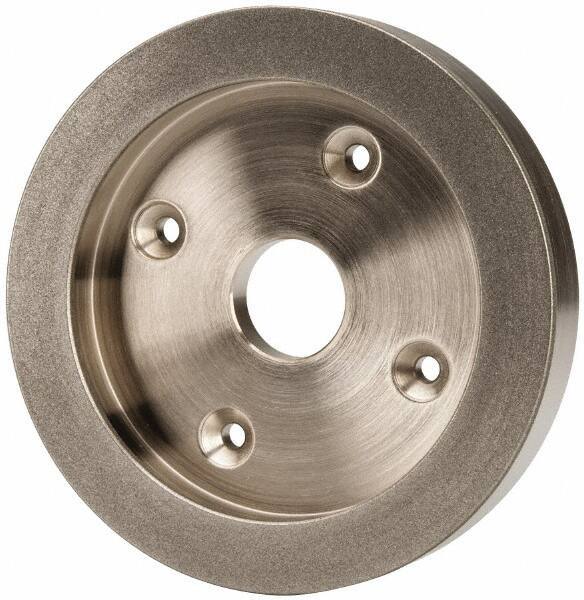 Made in USA - 6" Diam, 1-1/4" Hole Size, 1" Overall Thickness, 220 Grit, Tool & Cutter Grinding Wheel - Fine Grade, Diamond - Apex Tool & Supply