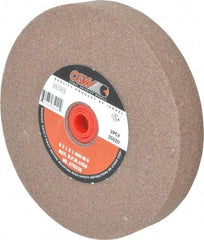 Camel Grinding Wheels - 60 Grit Aluminum Oxide Bench & Pedestal Grinding Wheel - 6" Diam x 1" Hole x 1" Thick, 4456 Max RPM, M Hardness, Medium Grade , Vitrified Bond - Apex Tool & Supply