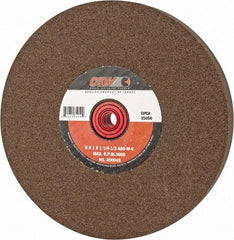 Camel Grinding Wheels - 80 Grit Aluminum Oxide Bench & Pedestal Grinding Wheel - 8" Diam x 1" Hole x 1" Thick, 3600 Max RPM, M Hardness, Medium Grade , Vitrified Bond - Apex Tool & Supply