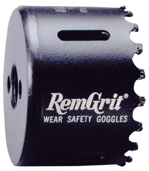 Disston - 3" Diam, 1-7/16" Cutting Depth, Hole Saw - Carbide Grit Saw, Gulleted Edge - Apex Tool & Supply