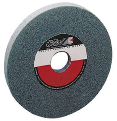 Camel Grinding Wheels - 80 Grit Silicon Carbide Bench & Pedestal Grinding Wheel - 10" Diam x 1-1/4" Hole x 1-1/2" Thick, 2483 Max RPM, I Hardness, Medium Grade , Vitrified Bond - Apex Tool & Supply