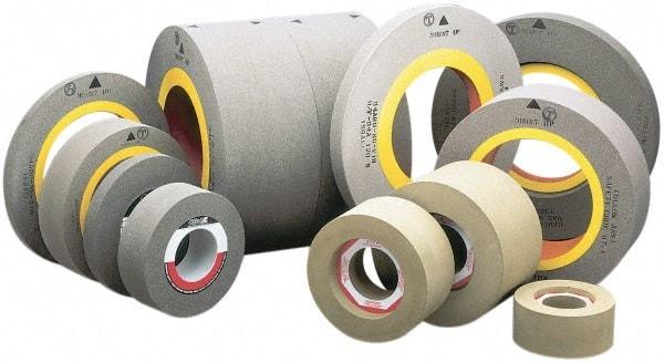 Camel Grinding Wheels - 20" Diam x 12" Hole x 8" Wide Centerless & Cylindrical Grinding Wheel - 60 Grit, Aluminum Oxide, Type 1, Medium Grade, Vitrified Bond, No Recess - Apex Tool & Supply