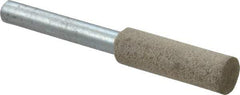 Cratex - 3/8" Head Diam x 1-1/4" Thickness, W179, Cylinder End, Mounted Point - Medium Grade, 80 Grit - Apex Tool & Supply
