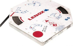 Lenox - 1/2" x 100' x 0.025" Carbon Steel Band Saw Blade Coil Stock - 10 TPI, Toothed Edge, Straight Form, Raker Set, Flexible Back, Constant Pitch, Contour Cutting - Apex Tool & Supply