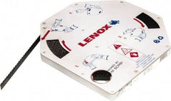 Lenox - 1/2" x 100' x 0.025" Carbon Steel Band Saw Blade Coil Stock - 4 TPI, Toothed Edge, Hook Form, Raker Set, Flexible Back, Constant Pitch, Contour Cutting - Apex Tool & Supply