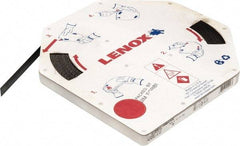 Lenox - 1/2" x 100' x 0.025" Carbon Steel Band Saw Blade Coil Stock - 14 TPI, Toothed Edge, Straight Form, Raker Set, Hard Back, Constant Pitch, Contour Cutting - Apex Tool & Supply