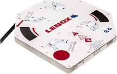 Lenox - 1/2" x 100' x 0.025" Carbon Steel Band Saw Blade Coil Stock - 18 TPI, Toothed Edge, Straight Form, Raker Set, Hard Back, Constant Pitch, Contour Cutting - Apex Tool & Supply