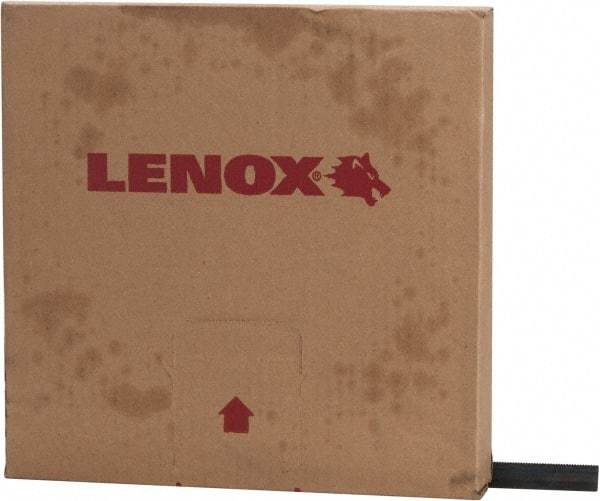 Lenox - 3/4" x 100' x 0.032" Carbon Steel Band Saw Blade Coil Stock - 14 TPI, Toothed Edge, Straight Form, Raker Set, Hard Back, Constant Pitch, Contour Cutting - Apex Tool & Supply