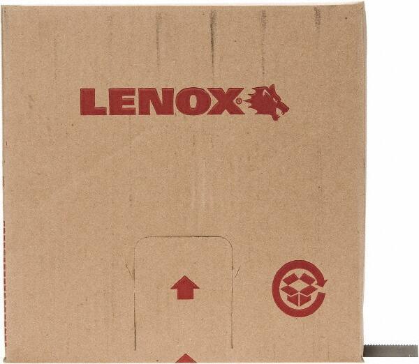 Lenox - 1/2" x 100' x 0.035" Bi-Metal Band Saw Blade Coil Stock - 10 TPI, Toothed Edge, Straight Form, Raker Set, Flexible Back, Constant Pitch, Contour Cutting - Apex Tool & Supply