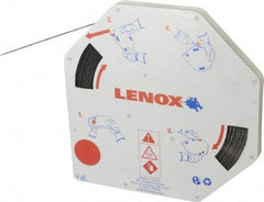 Lenox - 3/8" x 100' x 0.025" Bi-Metal Band Saw Blade Coil Stock - 14 to 18 TPI, Toothed Edge, Wavy Set, Flexible Back, Variable Pitch, Contour Cutting - Apex Tool & Supply