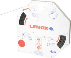 Lenox - 1/2" x 100' x 0.025" Bi-Metal Band Saw Blade Coil Stock - 6 to 10 TPI, Toothed Edge, Modified Raker Set, Flexible Back, Variable Pitch, Contour Cutting - Apex Tool & Supply