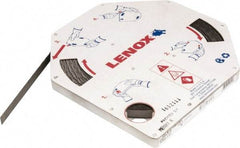 Lenox - 1/2" x 100' x 0.025" Bi-Metal Band Saw Blade Coil Stock - 14 to 18 TPI, Toothed Edge, Wavy Set, Flexible Back, Variable Pitch, Contour Cutting - Apex Tool & Supply