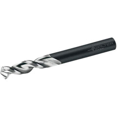 Walter-Titex - 15.5mm 130° Parabolic Flute Cobalt Screw Machine Drill Bit - Bright/Oxide Finish, Right Hand Cut, 58mm Flute Length, 115mm OAL, Conical+U Point, Straight Shank - Apex Tool & Supply