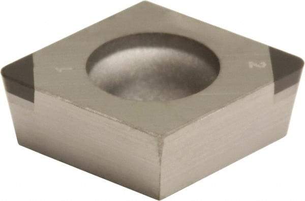Sumitomo - 2NU-CPGA32.51 Grade BN700 PCBN Turning Insert - Uncoated, 80° Diamond, 3/8" Inscr Circle, 5/32" Thick, 1/64" Corner Radius - Apex Tool & Supply