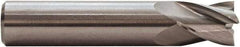 M.A. Ford - 18mm, 25mm LOC, 18mm Shank Diam, 76mm OAL, 4 Flute, Solid Carbide Square End Mill - Single End, Uncoated, 30° Helix, Centercutting, Right Hand Cut, Right Hand Flute, Series 163 - Apex Tool & Supply
