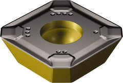 Sandvik Coromant - R24512T3 KL Grade 3220 Carbide Milling Insert - TiCN/Al2O3/TiN Finish, 5/32" Thick, 13.4mm Inscribed Circle, 1.5mm Corner Radius - Apex Tool & Supply