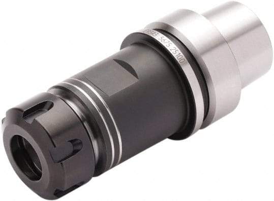Seco - 0.039" to 0.63" Capacity, 3.937" Projection, HSK50E Hollow Taper, ER25 Collet Chuck - 4.921" OAL - Exact Industrial Supply