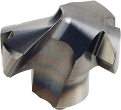Kennametal - Series KenTIP, 10.5mm Diam Grade KC7410 140° Replaceable Drill Tip - Carbide, AlCr Finish, K Seat Size - Apex Tool & Supply