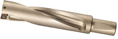 Sumitomo - 213mm Max Drill Depth, 4xD, 52mm Diam, Indexable Insert Drill - 2 Inserts, 40mm Shank Diam, Whistle Notch Shank - Apex Tool & Supply