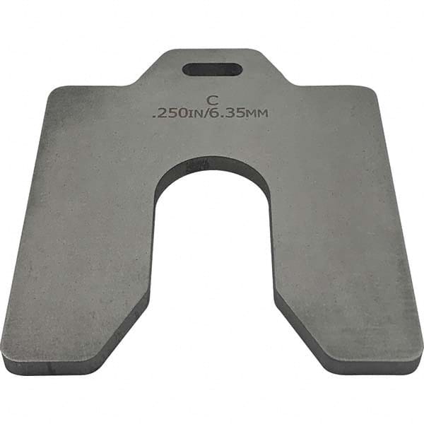 Maudlin Products - Metal Shim Stock Type: Slotted Shim Material: Stainless Steel - Apex Tool & Supply