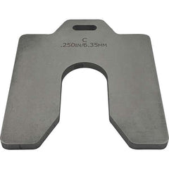 Maudlin Products - Metal Shim Stock Type: Slotted Shim Material: Stainless Steel - Apex Tool & Supply