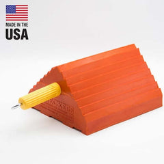 Checkers - Wheel Chocks Width (Inch): 8-1/2 Height (Inch): 5 - Apex Tool & Supply