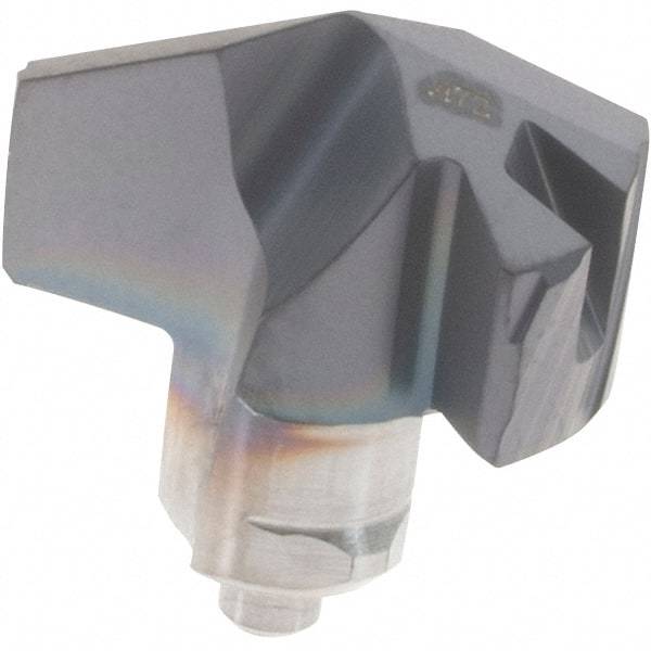 Iscar - Series ICP-2M, 0.472" Diam Grade IC908 140° Replaceable Drill Tip - Carbide, TiAlN Finish, 12 Seat Size, Through Coolant - Apex Tool & Supply