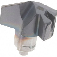 Iscar - Series ICP-2M, 0.472" Diam Grade IC908 140° Replaceable Drill Tip - Carbide, TiAlN Finish, 12 Seat Size, Through Coolant - Apex Tool & Supply