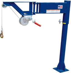 Vestil - 400 Lb Load Capacity, Steel Jib Crane - 3' 13/16" Span - Apex Tool & Supply