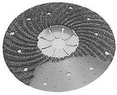 Value Collection - 7" Diam, 7/8" Hole, 100 Grit Silicon Carbide Fiber Disc - Apex Tool & Supply