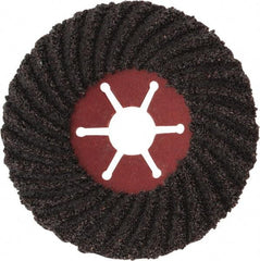 Value Collection - 4-1/2" Diam 7/8" Hole 24 Grit Fiber Disc - Very Coarse Grade, Aluminum Oxide, 12,000 Max RPM - Apex Tool & Supply
