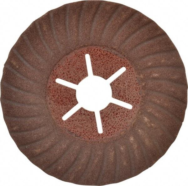 Value Collection - 4-1/2" Diam 7/8" Hole 120 Grit Fiber Disc - Fine Grade, Aluminum Oxide, 13,300 Max RPM - Apex Tool & Supply