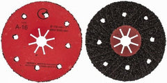 Value Collection - 7" Diam 7/8" Hole 16 Grit Fiber Disc - Very Coarse Grade, Aluminum Oxide, 8,000 Max RPM - Apex Tool & Supply