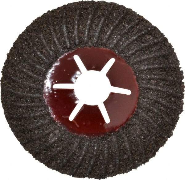 Value Collection - 4-1/2" Diam 7/8" Hole 24 Grit Fiber Disc - Very Coarse Grade, Silicon Carbide, 12,000 Max RPM - Apex Tool & Supply