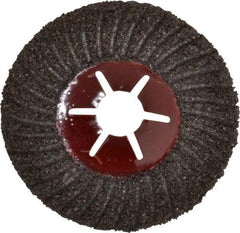 Value Collection - 4-1/2" Diam 7/8" Hole 24 Grit Fiber Disc - Very Coarse Grade, Silicon Carbide, 12,000 Max RPM - Apex Tool & Supply